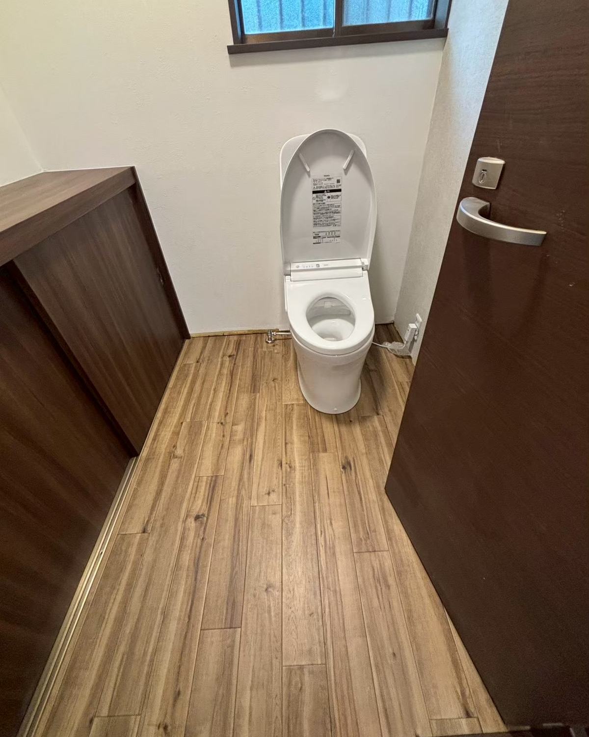 完成後のトイレ（戸建て）