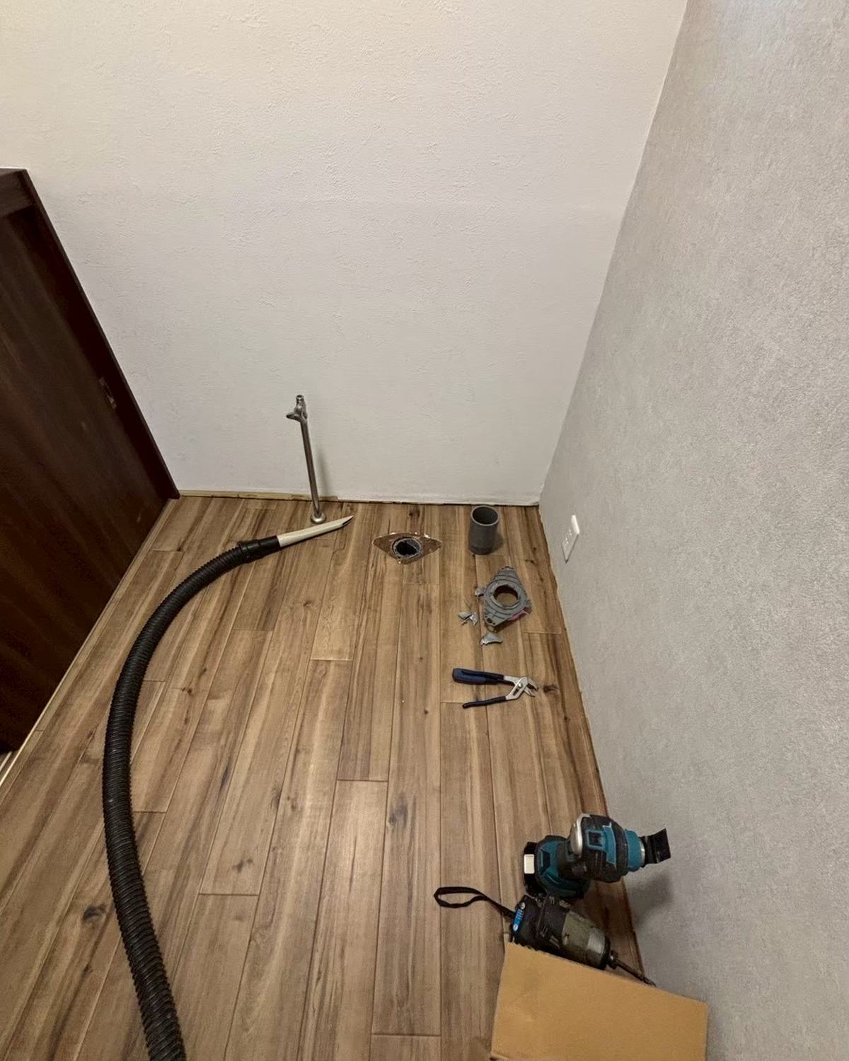工事中のトイレ(戸建て)