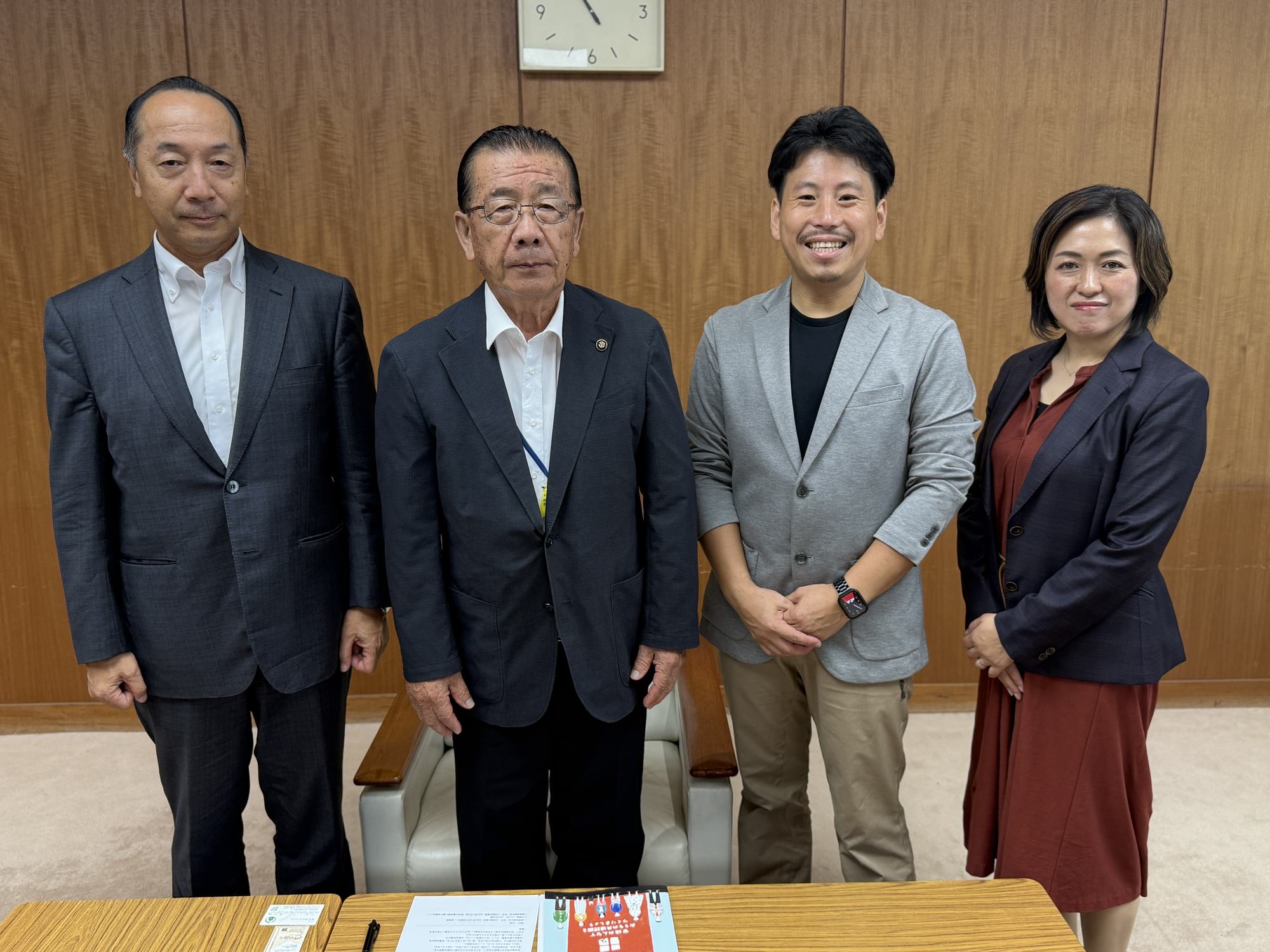 八街市長との協定締結
